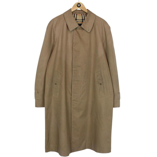 Vintage 90s Burberry Tan Brown Single Breasted Trench Coat
