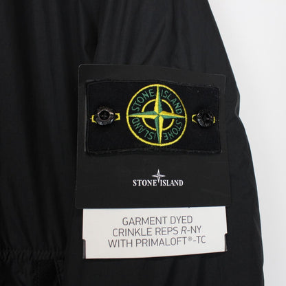 Stone Island AW 2022 Black Garment Dyed Crinkle Reps R-NY Primaloft Jacket