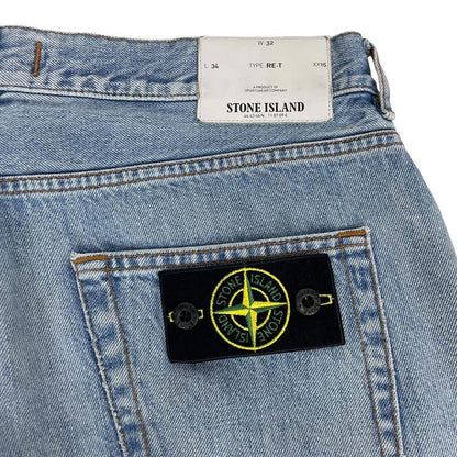 Stone Island SS 2015 Light Blue RE-T Fit Denim Jeans