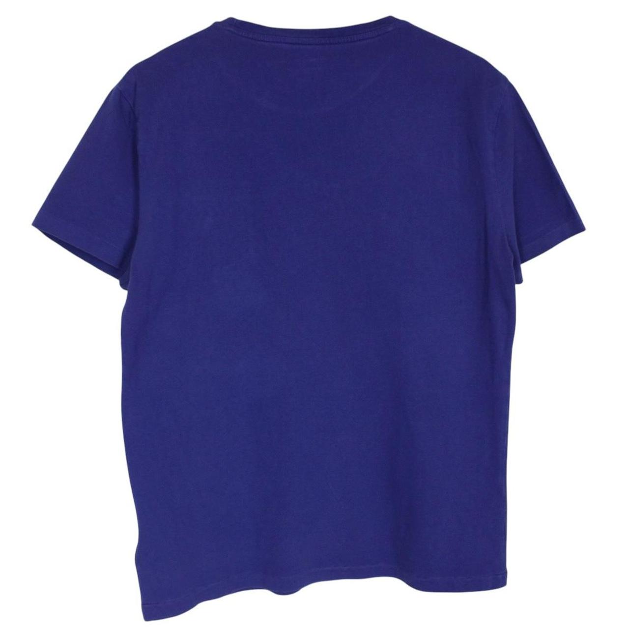 Polo Ralph Lauren blue short sleeve cotton t-shirt with chest pocket and logo.