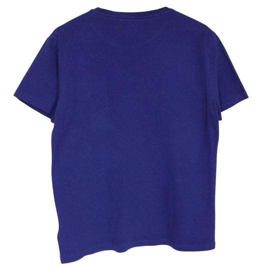 Polo Ralph Lauren blue short sleeve cotton t-shirt with chest pocket and logo.