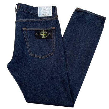 Stone Island AW 2016 Navy Blue Slim Fit Denim Jeans
