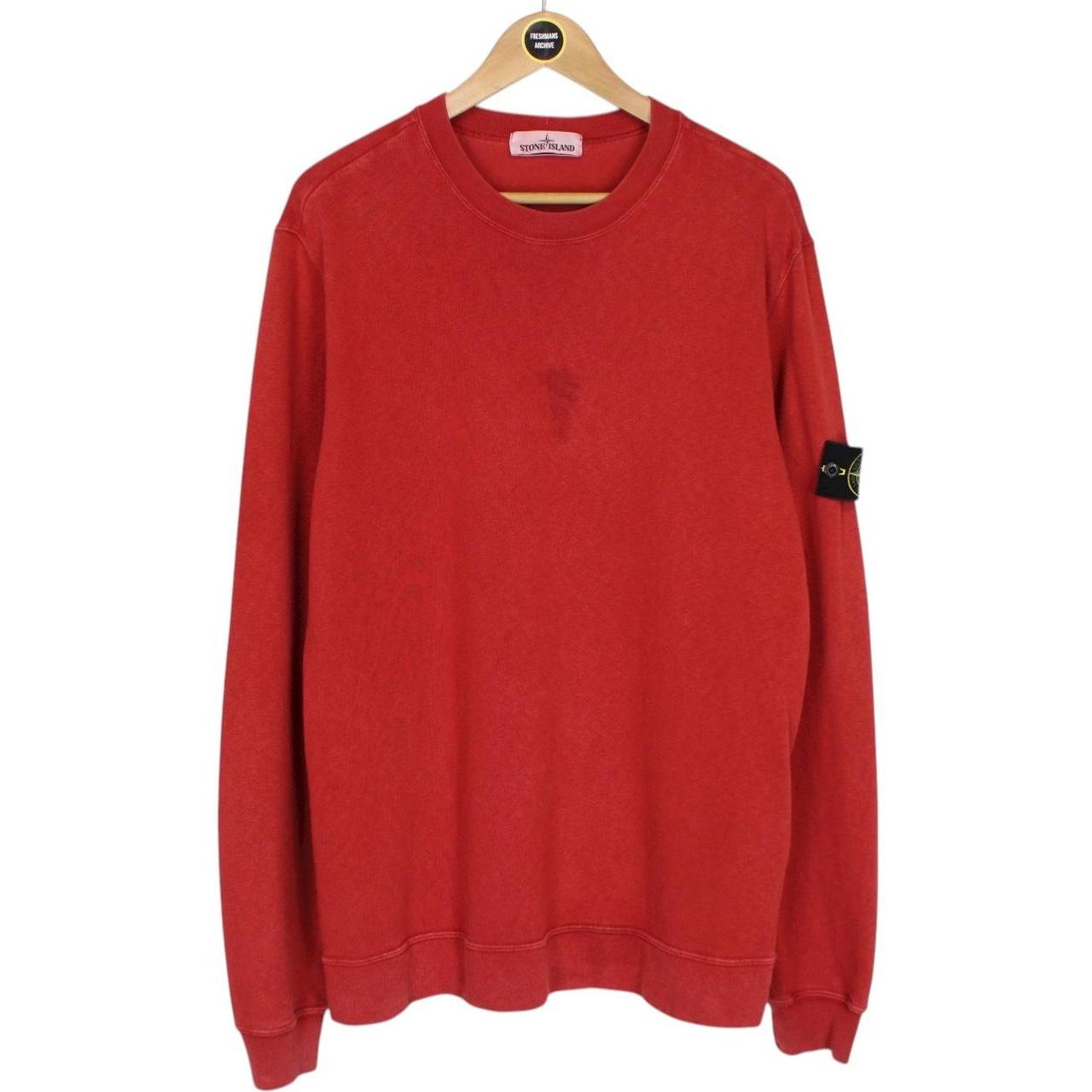 Stone Island SS 2019 Red Cotton Sweatshirt Jumper