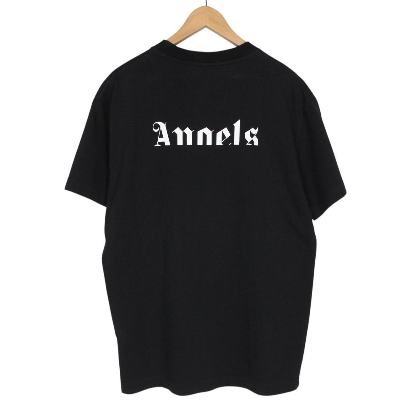 Moncler x Palm Angels Black Logo Short Sleeve T-Shirt