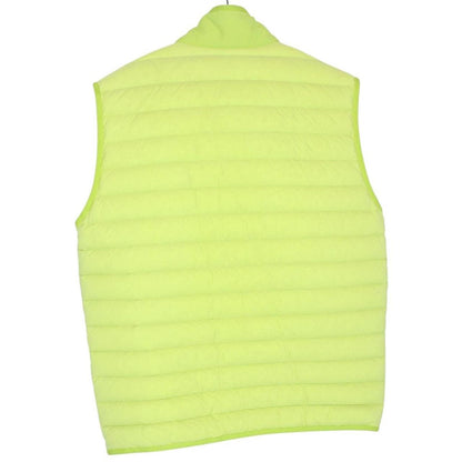 Stone Island AW 2019 Loom Woven Chambers Stretch Nylon TC Yellow Down Gilet