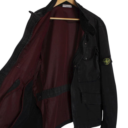 Vintage Stone Island SS 2008 Black Full Zip Multi Pocket Jacket