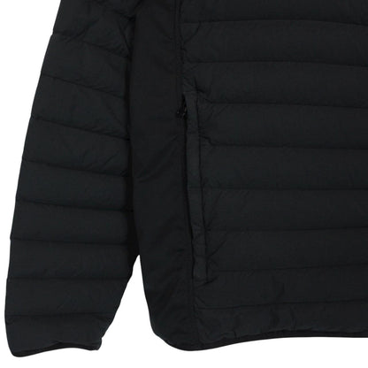 Stone Island AW 2020 Black Loom Woven Chambers Stretch Nylon TC Down Jacket