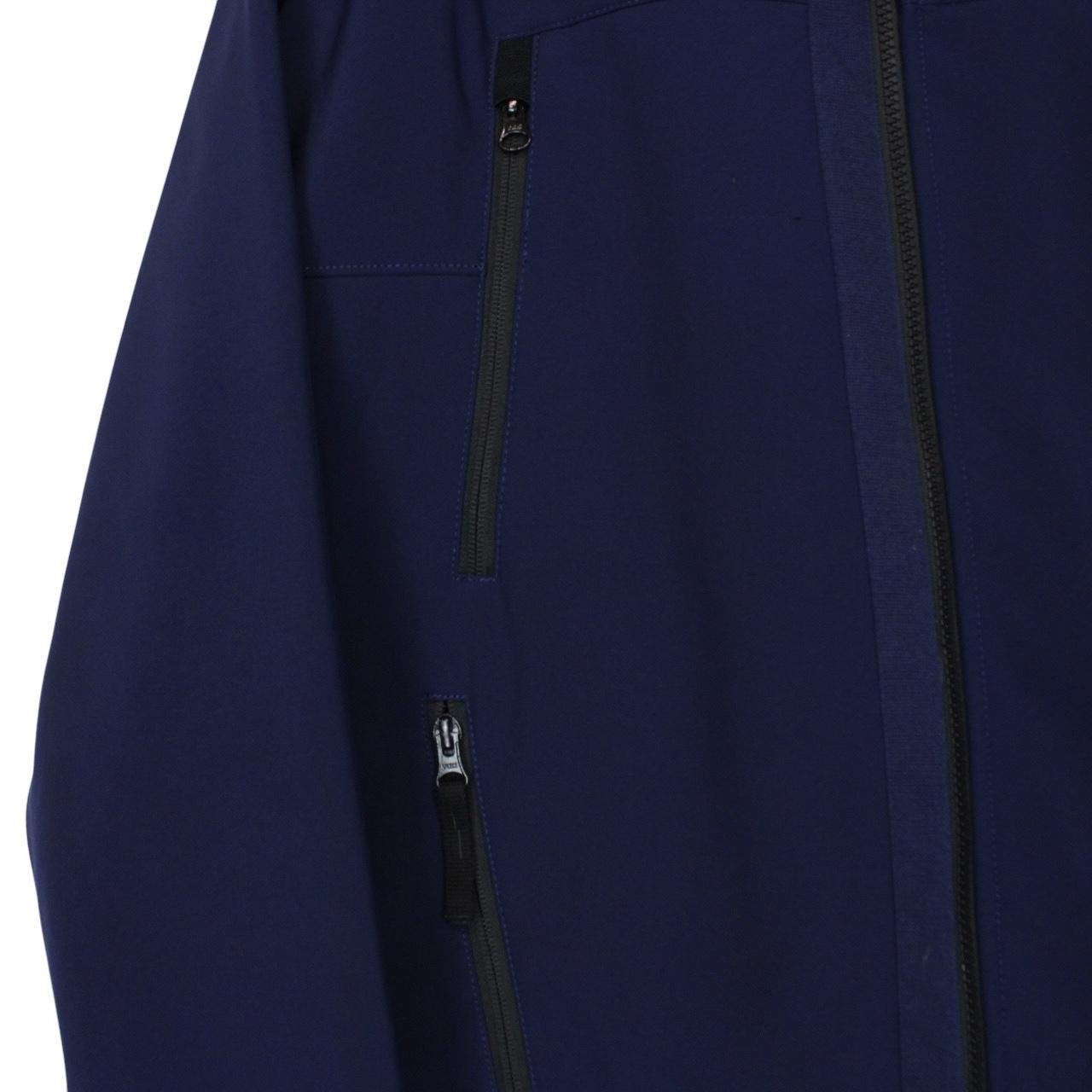 Stone Island AW 2018 Navy Blue Full Zip Soft Shell-R Jacket