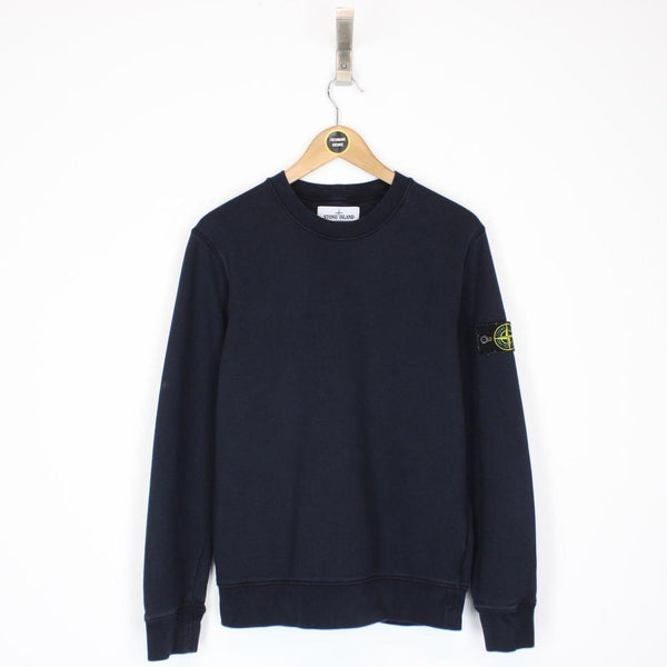 Stone Island SS 2020 Navy Blue Cotton Sweatshirt Jumper