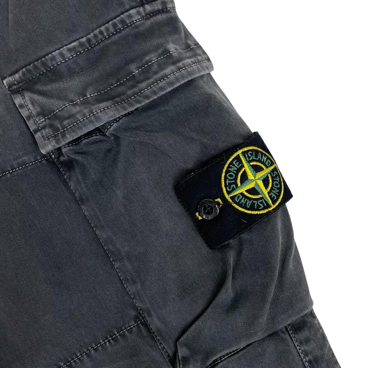 Stone Island AW 2019 Black Slim Fit Cargo Trousers
