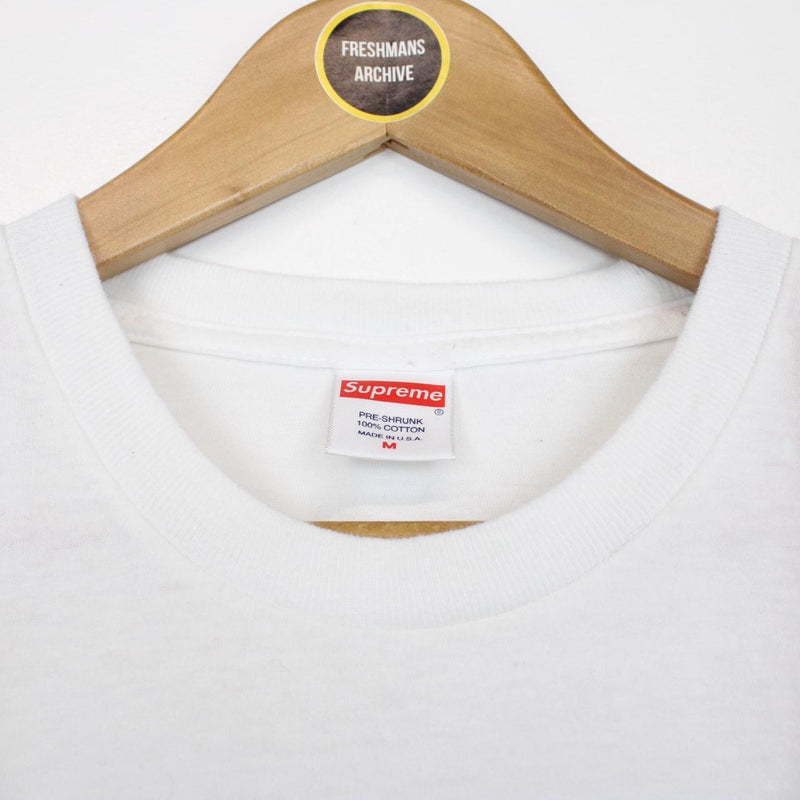 Supreme 2020 Marble White and Multicoloured Short Sleeve T-Shirt