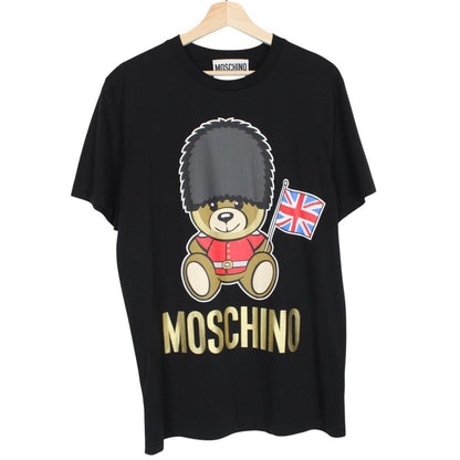 Moschino Black Short Sleeve London Teddy Bear Print T-Shirt