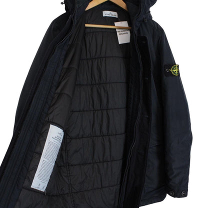 Stone Island AW 2019 Navy Blue Micro Reps Primaloft Hooded Jacket