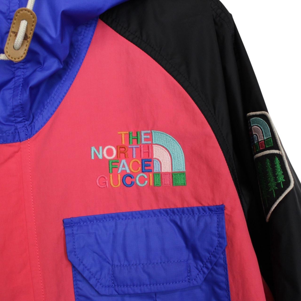 Gucci x North Face Multicoloured Full Zip Nylon Blend Coat