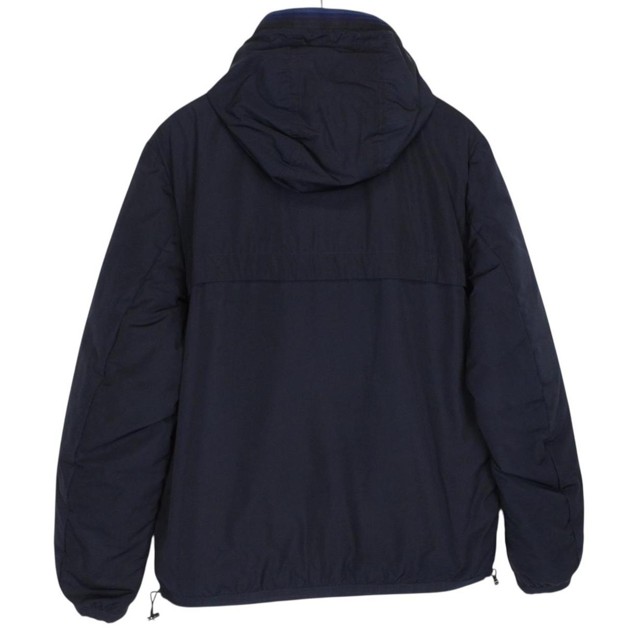 Moncler Nash Navy Blue Full Zip Nylon Down Jacket