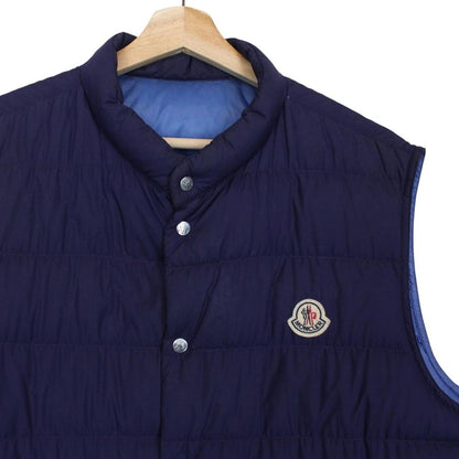 Moncler Navy Blue Febe Quilted Gilet / Bodywarmer