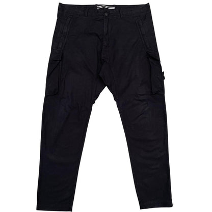Stone Island AW 2019 Black RE-T Fit Ripstop Cargo Trousers