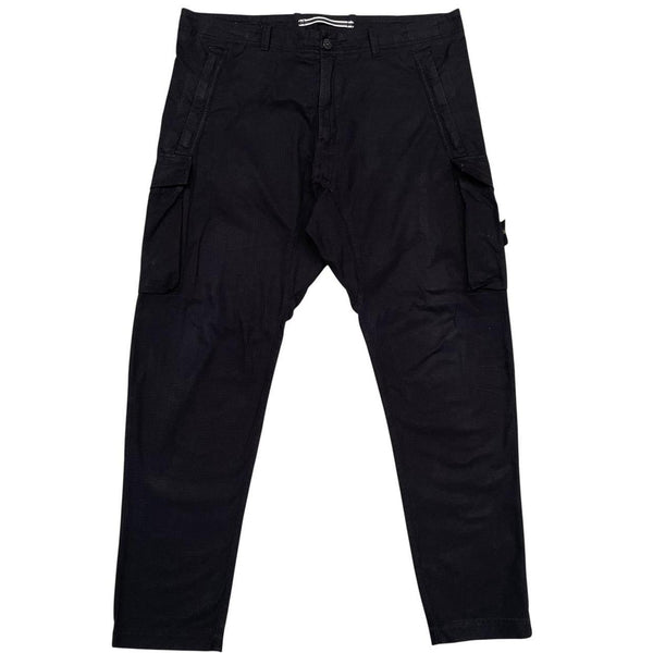 Stone Island AW 2019 Black RE-T Fit Ripstop Cargo Trousers