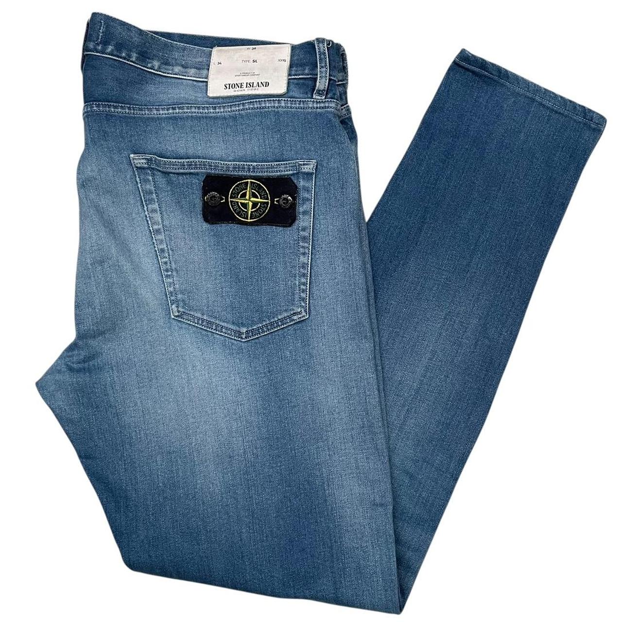 Stone Island SS 2016 Blue Slim Fit Denim Jeans