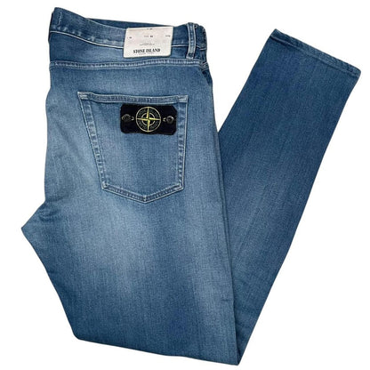 Stone Island SS 2016 Blue Slim Fit Denim Jeans