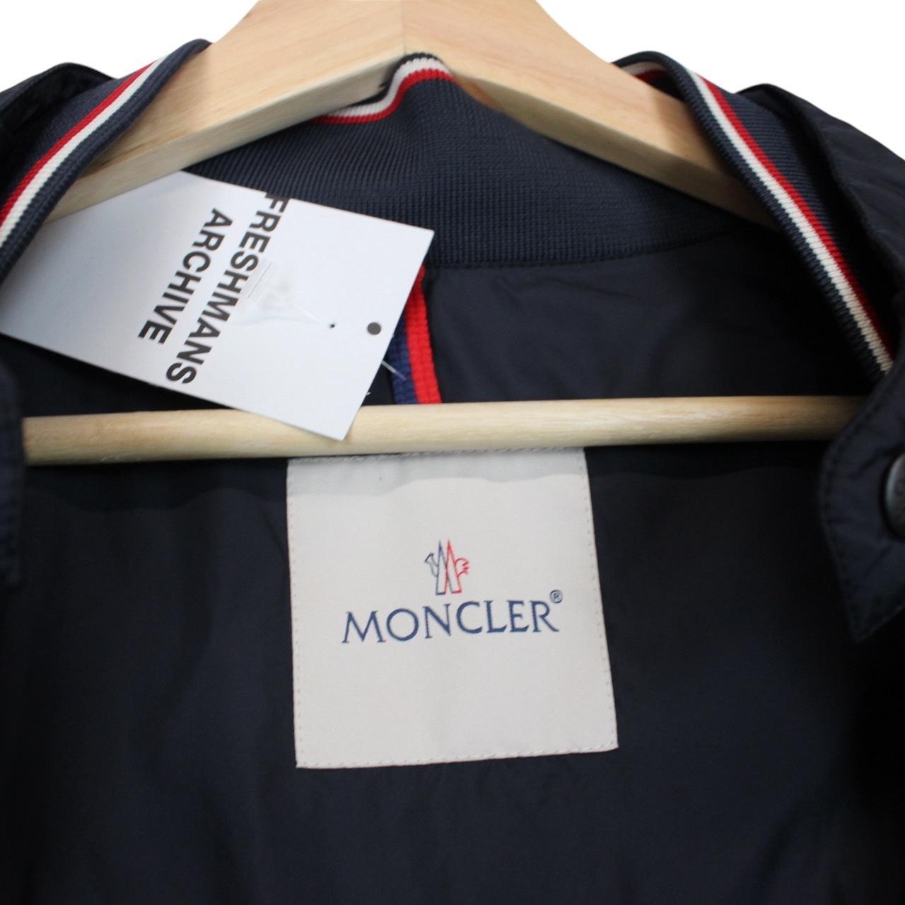 Moncler Miroir Navy Blue Full Zip Nylon Windbreaker Jacket