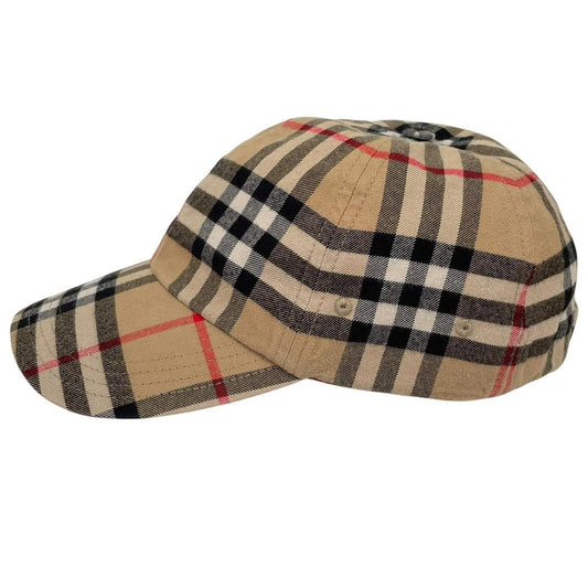 Burberry Beige Archive Nova Check Baseball Cap