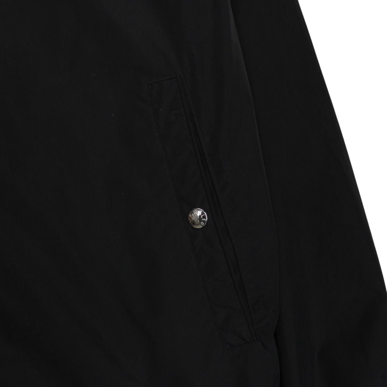 Moncler Grimpeurs Black Full Zip Nylon Windbreaker Jacket