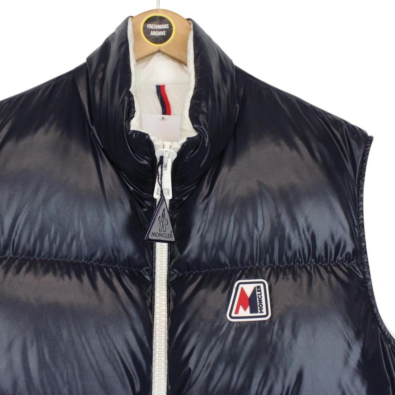Moncler Monginevro Navy Blue Down Gilet / Bodywarmer