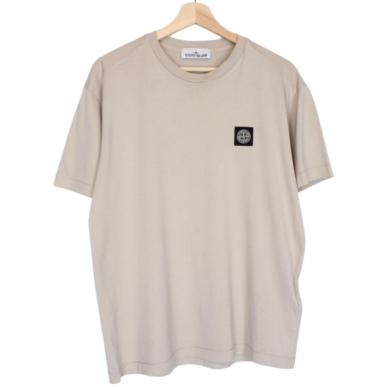 Stone Island Beige Short Sleeve Compass T-Shirt