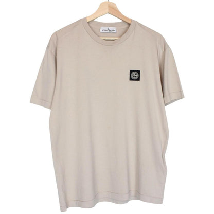 Stone Island Beige Short Sleeve Compass T-Shirt