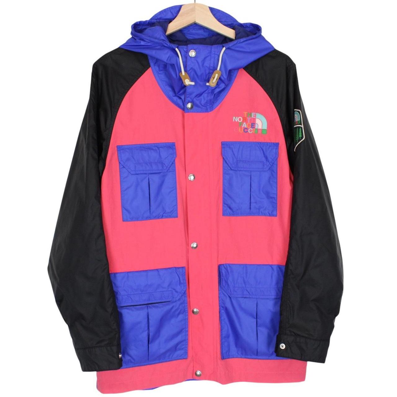 Gucci x North Face Multicoloured Full Zip Nylon Blend Coat