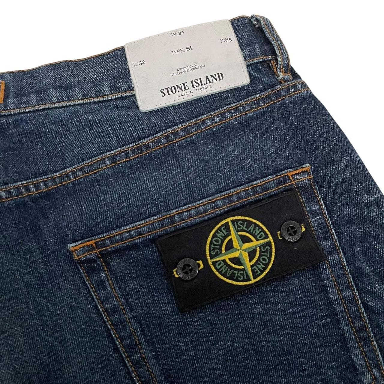 Stone Island AW 2018 Navy Blue Slim Fit Denim Jeans