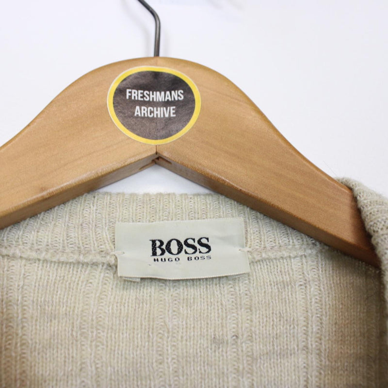 Vintage Hugo Boss Multicoloured Wool Knit Jumper