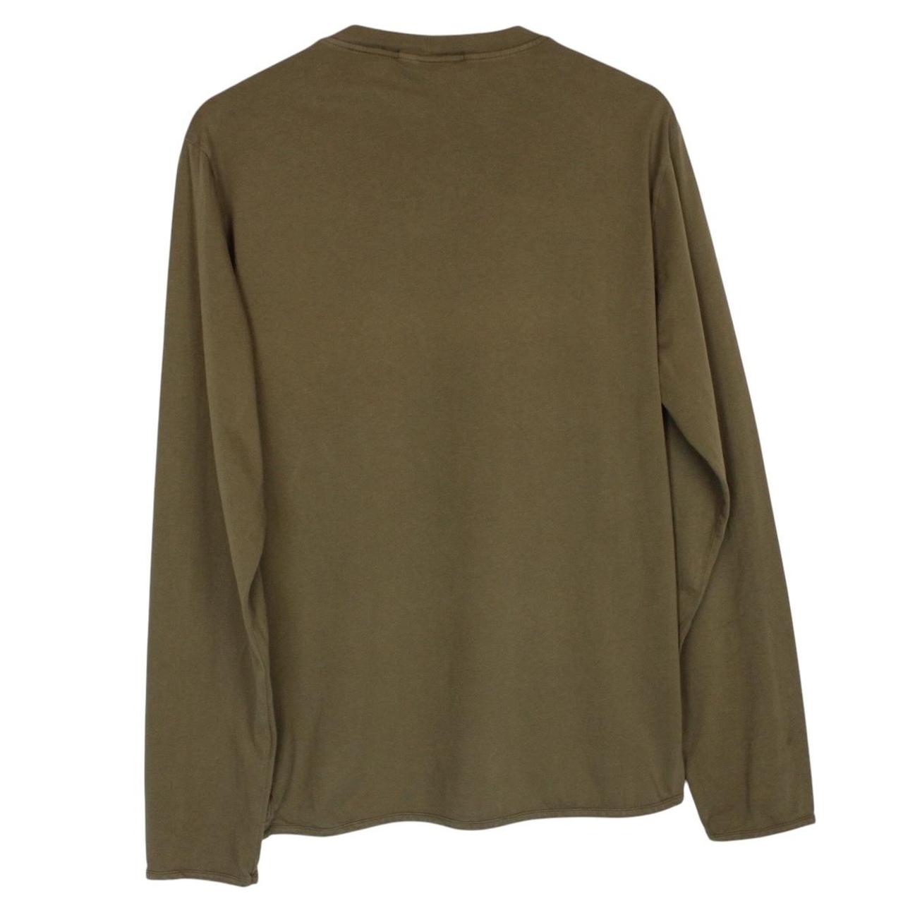 Stone Island AW 2016 Khaki Green Long Sleeve Compass T-Shirt
