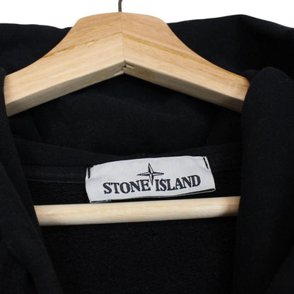Stone Island AW 2018 Black Cotton Hoodie Jumper