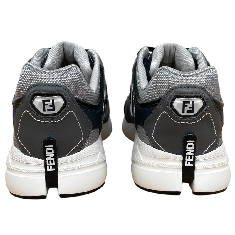 Fendi Forward Navy Blue, Grey and White Trainers