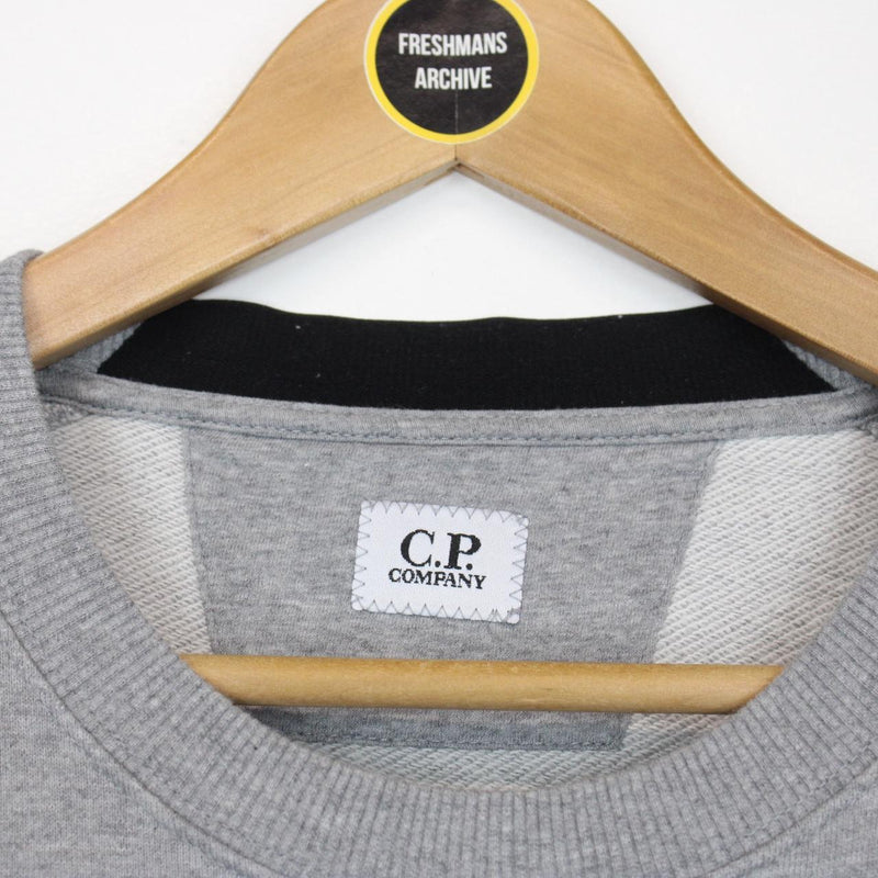 CP Company Grey Lens Sweatshirt Jumper
