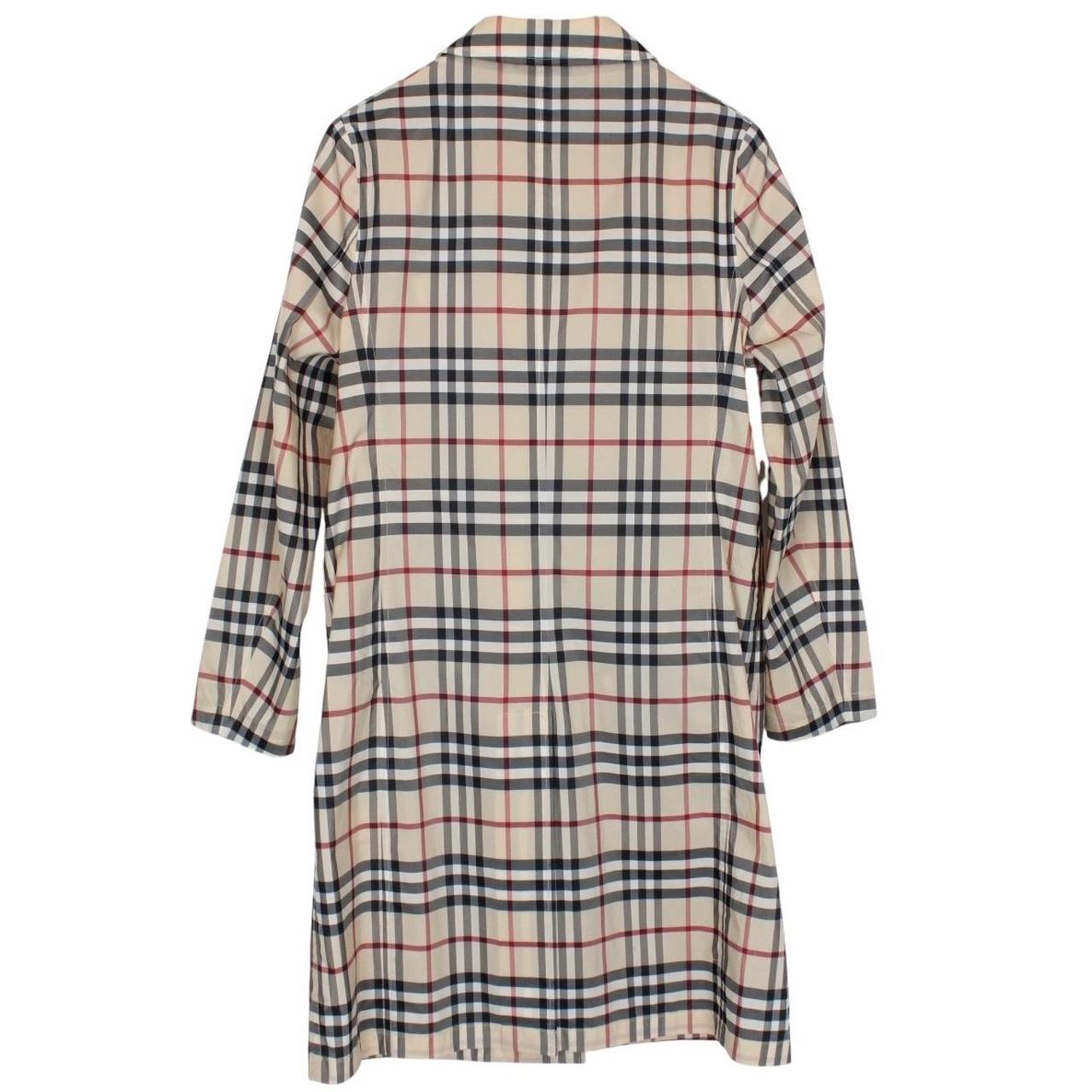Burberry London Beige Nova Check Trench Coat