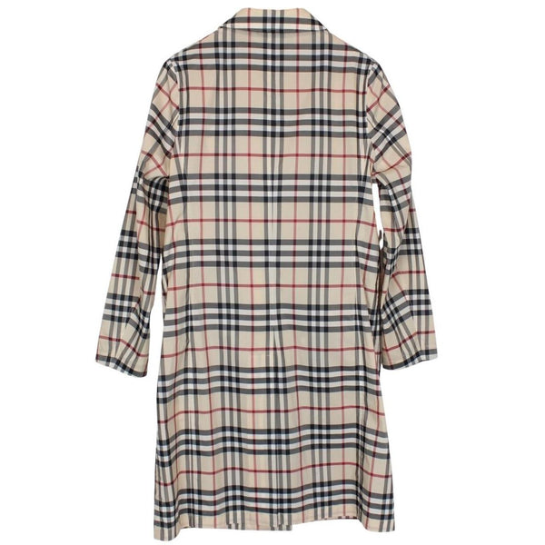 Burberry London Beige Nova Check Trench Coat