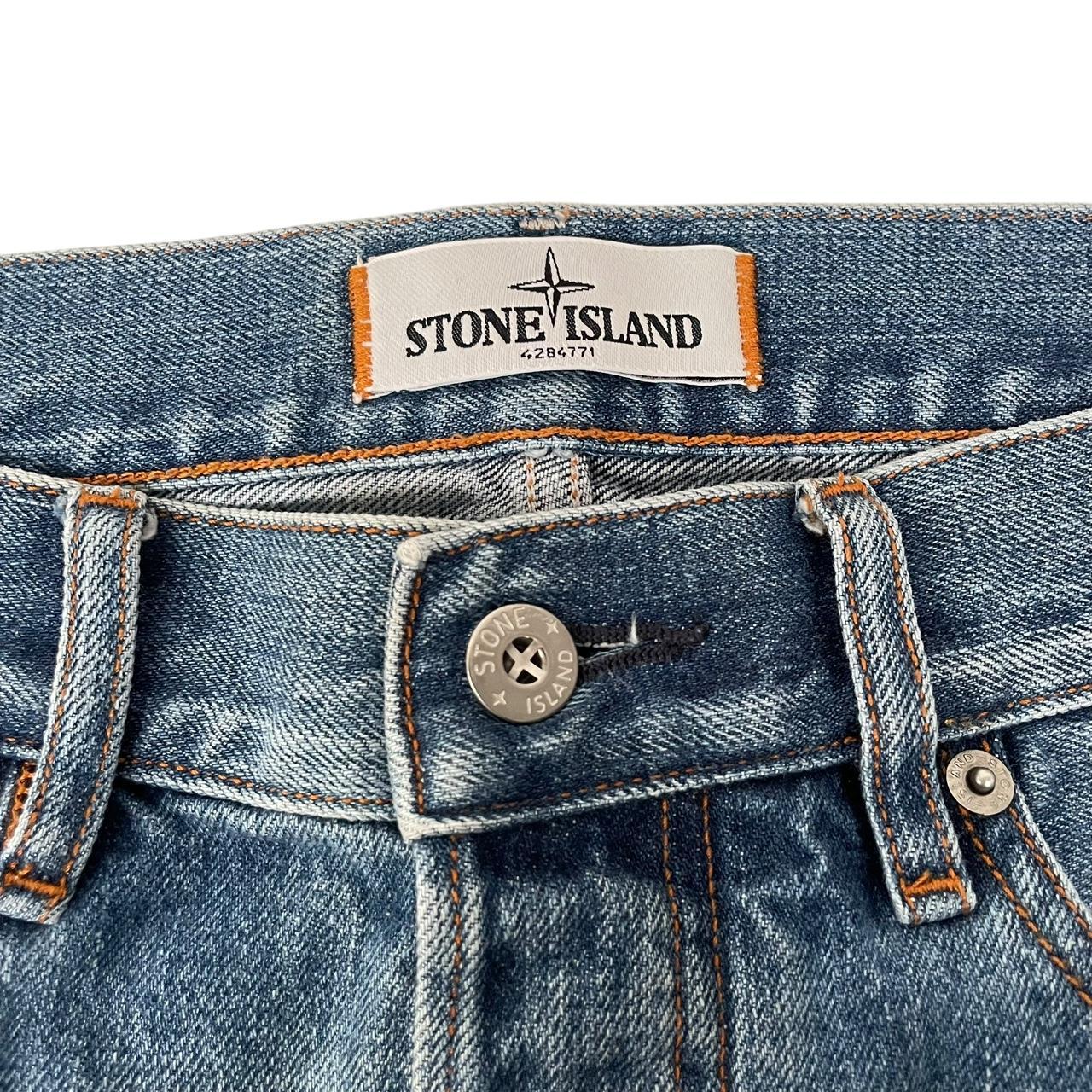 Stone Island SS 2014 Blue Slim Fit Denim Jeans