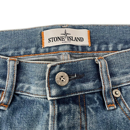 Stone Island SS 2014 Blue Slim Fit Denim Jeans