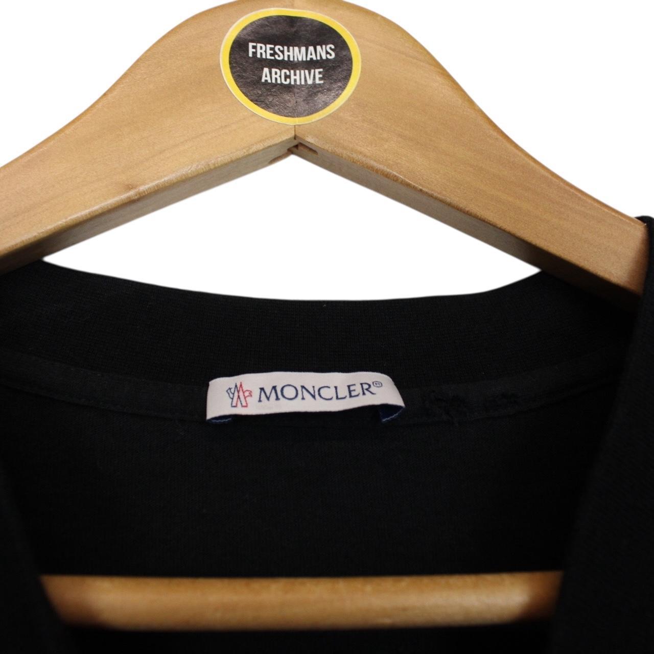 Moncler x Palm Angels Black Logo Short Sleeve T-Shirt