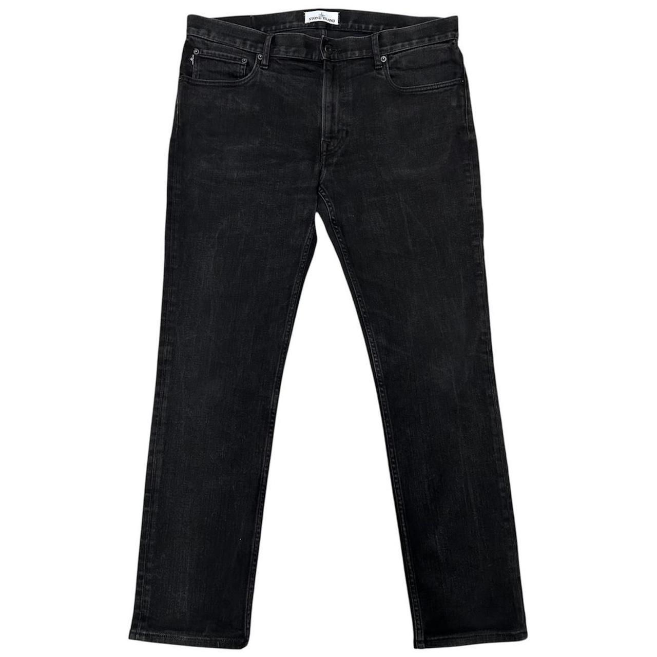 Stone Island AW 2018 Black Skinny Fit Denim Jeans