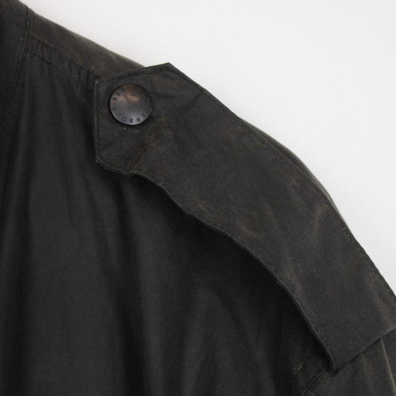 Vintage Barbour Black Wax Flyer Jacket