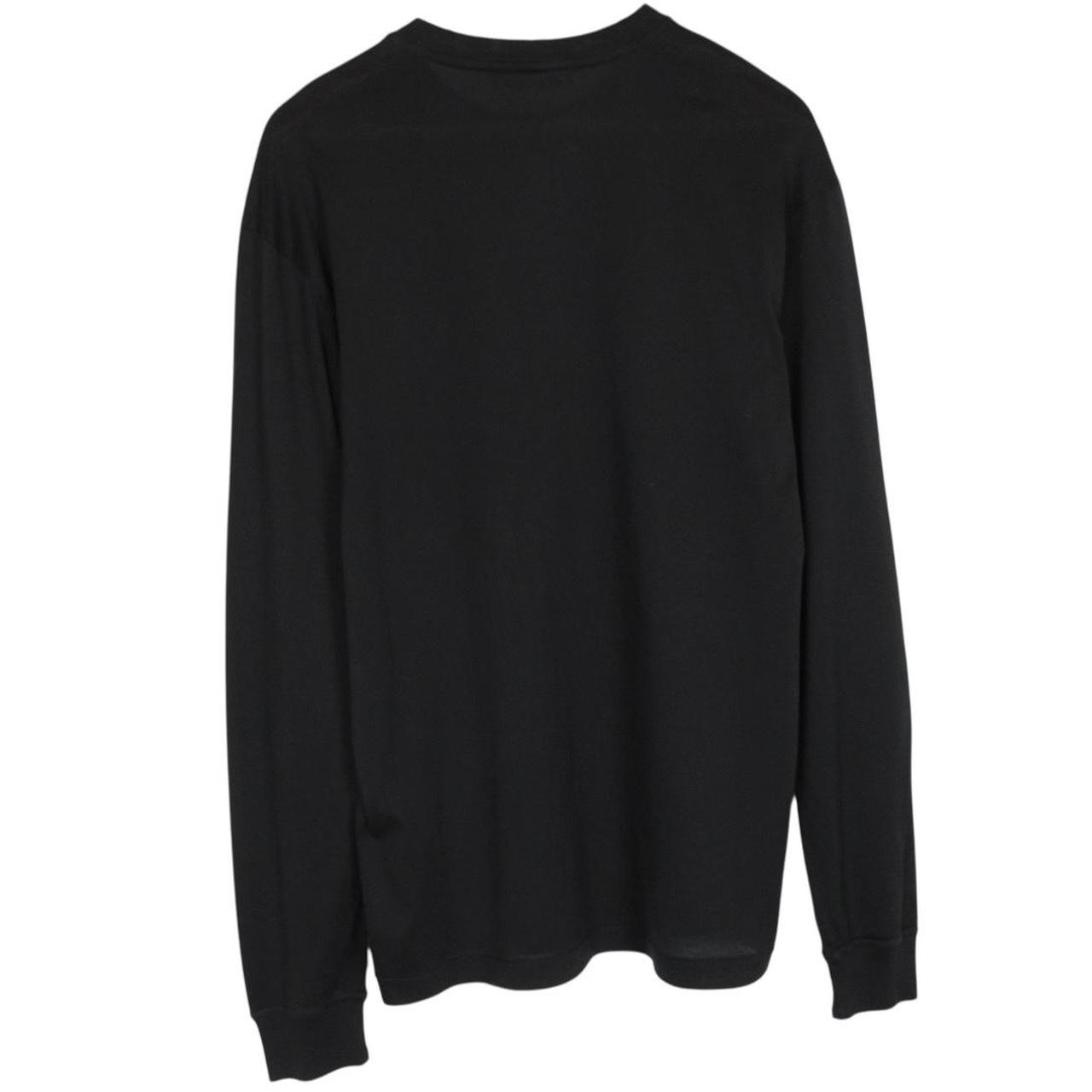 Stone Island SS 2019 Black Long Sleeve Compass T-Shirt