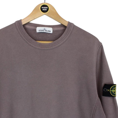 Stone Island AW 2016 Mauve Pink Cotton Sweatshirt Jumper