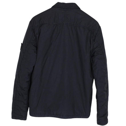 Stone Island AW 2015 Navy Blue Full Zip Nylon Overshirt Jacket