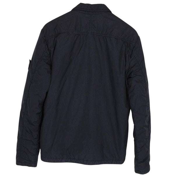 Stone Island AW 2015 Navy Blue Full Zip Nylon Overshirt Jacket