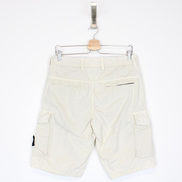 Stone Island SS 2019 Beige Bermuda Cotton Cargo Shorts