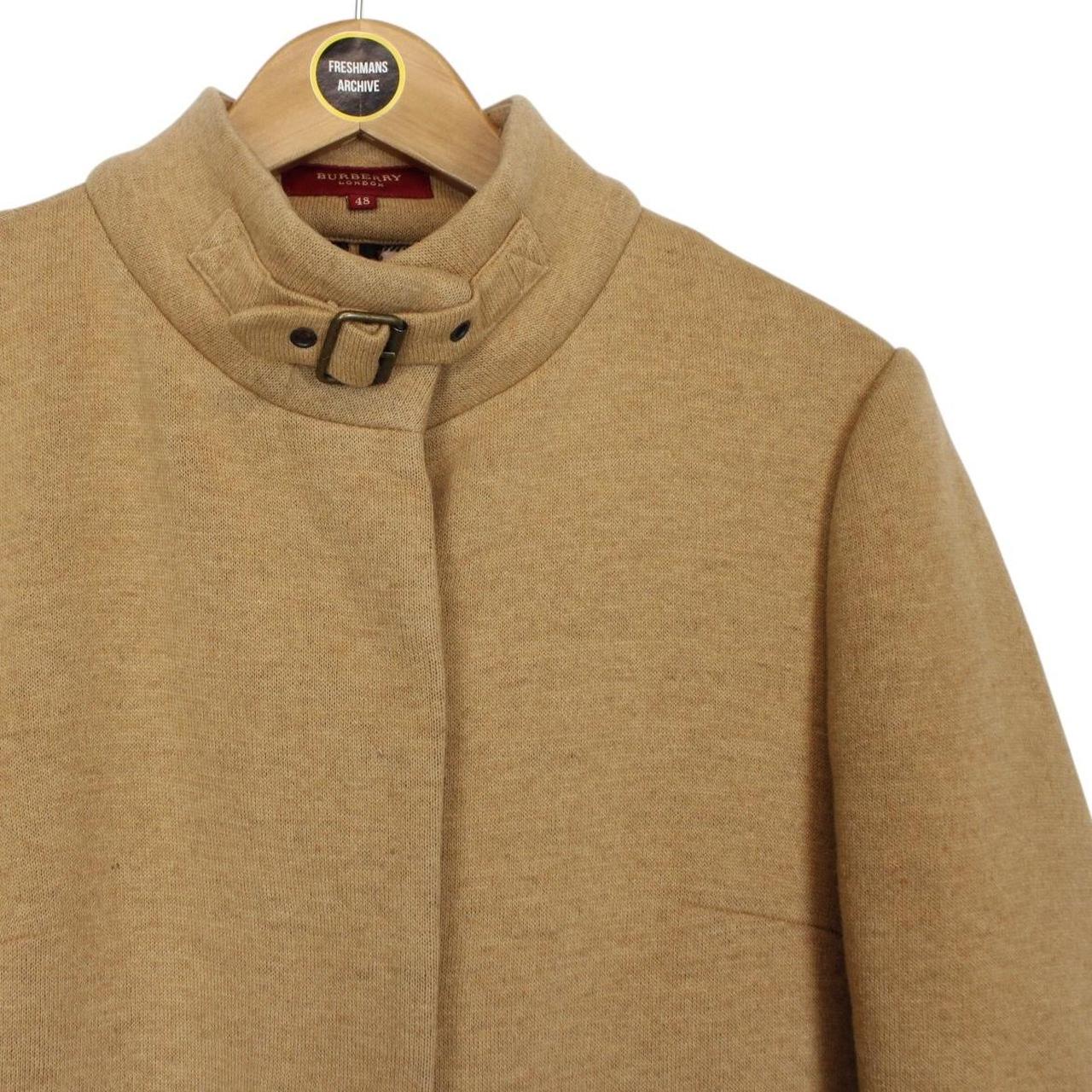 Vintage Burberry London Tan Brown Wool Blend Coat